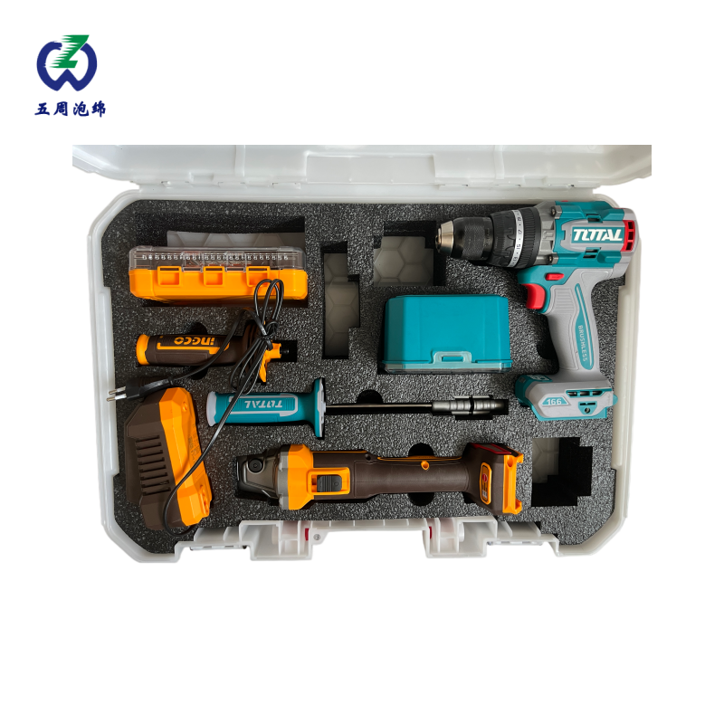 成套鋰電工具專用 EVA 內襯，工業工具套裝標準化收納解決方案